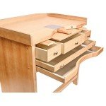 Heavy Duty Jewelers Bench with Drawers and Wood Top