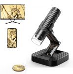TOMLOV WiFi Digital Microscope 1000X for Jewelry