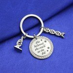 She Believed She Could Keychain for Scientists