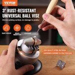 VEVOR 3" Ball Vise with 30 Attachments
