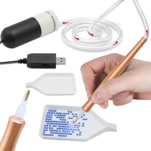 Electric Diamond Painting Pen & Accessories Kit