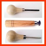 3-Piece Stone Setting Tool Kit with Wood Handles