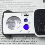 LED UV Light Jewelry Magnifier Loupe 30x-90x