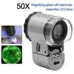 50X Mini Jewelry Loupe with UV LED Light