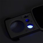 LED UV Light Jewelry Magnifier Loupe 30x-90x