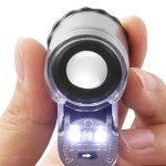 50X Mini Jewelry Loupe with UV LED Light