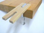 Wood Bench Pin with V Slot Clamp for Jewelers