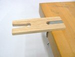 Wood Bench Pin with V Slot Clamp for Jewelers