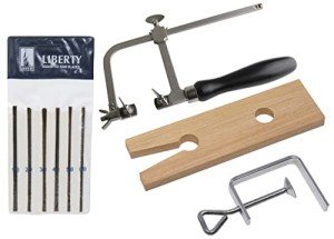 3-in-1 Jeweler's Saw Set with Blades and Clamp