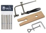 3-in-1 Jeweler's Saw Set with Blades and Clamp