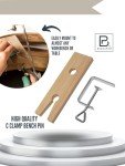 3-in-1 Jeweler's Saw Set with Blades and Clamp