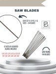 3-in-1 Jeweler's Saw Set with Blades and Clamp