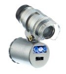 45X Mini LED Pocket Microscope with UV Light