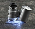 45X Mini LED Pocket Microscope with UV Light