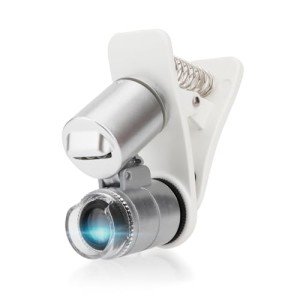 60X Clip-On Loupe with LED/UV for Smartphones