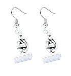 Microscope Earrings for Science Lovers - 3 Pairs