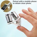 60X Clip-On Loupe with LED/UV for Smartphones