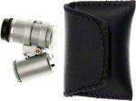 45X Mini LED Pocket Microscope with UV Light