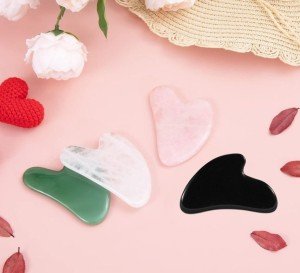 Natural Stone Gua Sha Facial Massage Tool Set