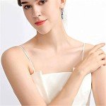 Unique Silver Plated DNA Dangle Earrings for Women