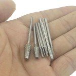 10 Pcs Diamond Ball Nosed Cone Burrs