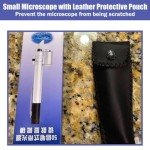 50X Pocket Microscope with Light for Jewelry