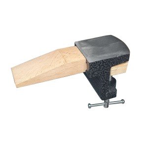 Jeweler's Bench Pin with Steel Block Anvil