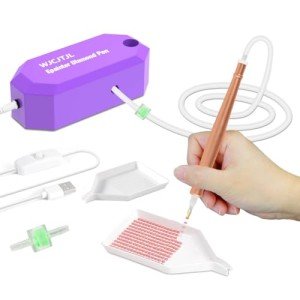 Diamond Art Painting Pen Kit with Accessories (Purple)