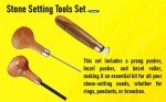 3-Piece Jewelry Stone Setting Tool Kit