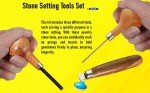3-Piece Jewelry Stone Setting Tool Kit