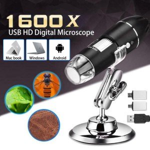 1600X 3-in-1 USB Digital Microscope with LEDs