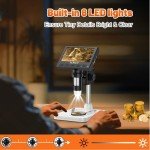 Elikliv 1000X Digital Microscope with 4.3'' Screen