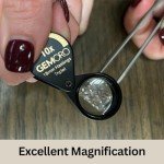 GemOro 10x Black Hastings Triplet Jewelers Loupe