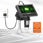Elikliv 1000X Digital Microscope with 4.3'' Screen
