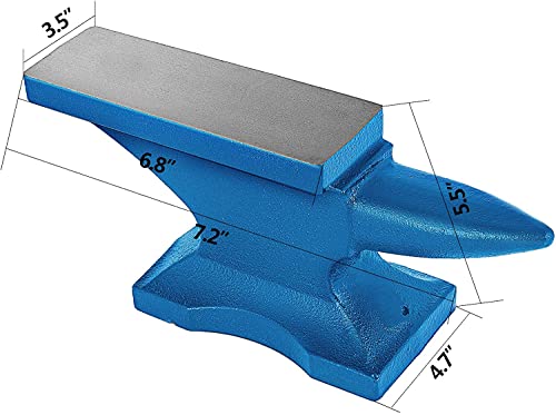 VEVOR Single Horn 24 lb Cast Iron Anvil