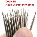 60-Piece Diamond Drill Bits Set for Jewelry