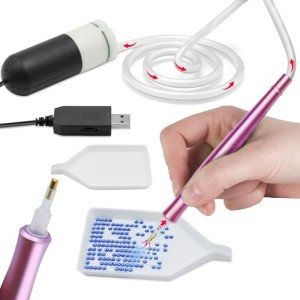 Electric Diamond Painting Pen for Adults - Pink