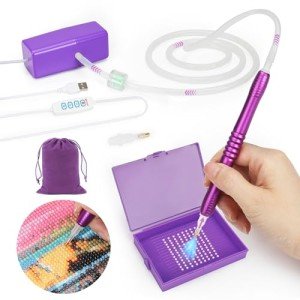 Adjustable Electric Diamond Painting Pen Kit (Purple)