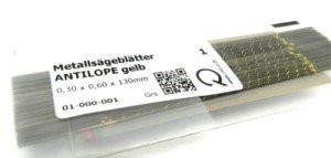 Antilope Jewelry Saw Blades #1 Pack of 144