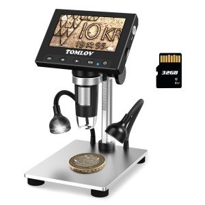 TOMLOV 4.3" LCD Digital Microscope for Jewelry