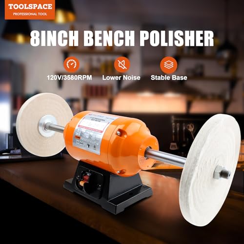 8 Inch Bench Buffer for Goldsmithing