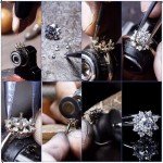 Jewelry Microscope with Ring Light & Adjustable Stand