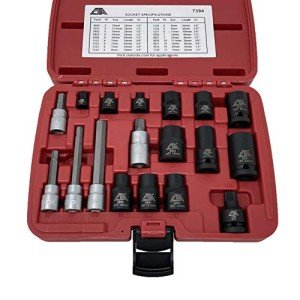 18-Piece Euro Brake Caliper Socket Set