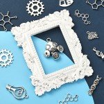 10 Styles Lab Theme Tibetan Alloy Charms - 100pcs