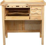 Heavy Duty Solid Wood Jeweler's Workbench