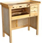 Heavy Duty Solid Wood Jeweler's Workbench
