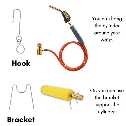 Self-Igniting Brass MAPP Torch with Hose