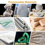 40-Piece Diamond Burr Bit Set for Dremel