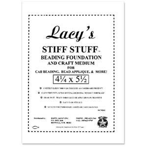 EURO TOOL Lacy's Stiff Stuff Beading Foundation 4.25"x5.5