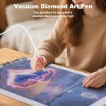 Electric Diamond Art Painting Pen Kit with Tray